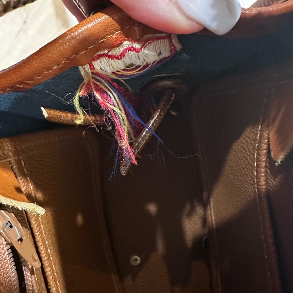 ✨Vintage Navy Leather Dooney and Bourke Hand Bag - great condition - Picture 8 of 8